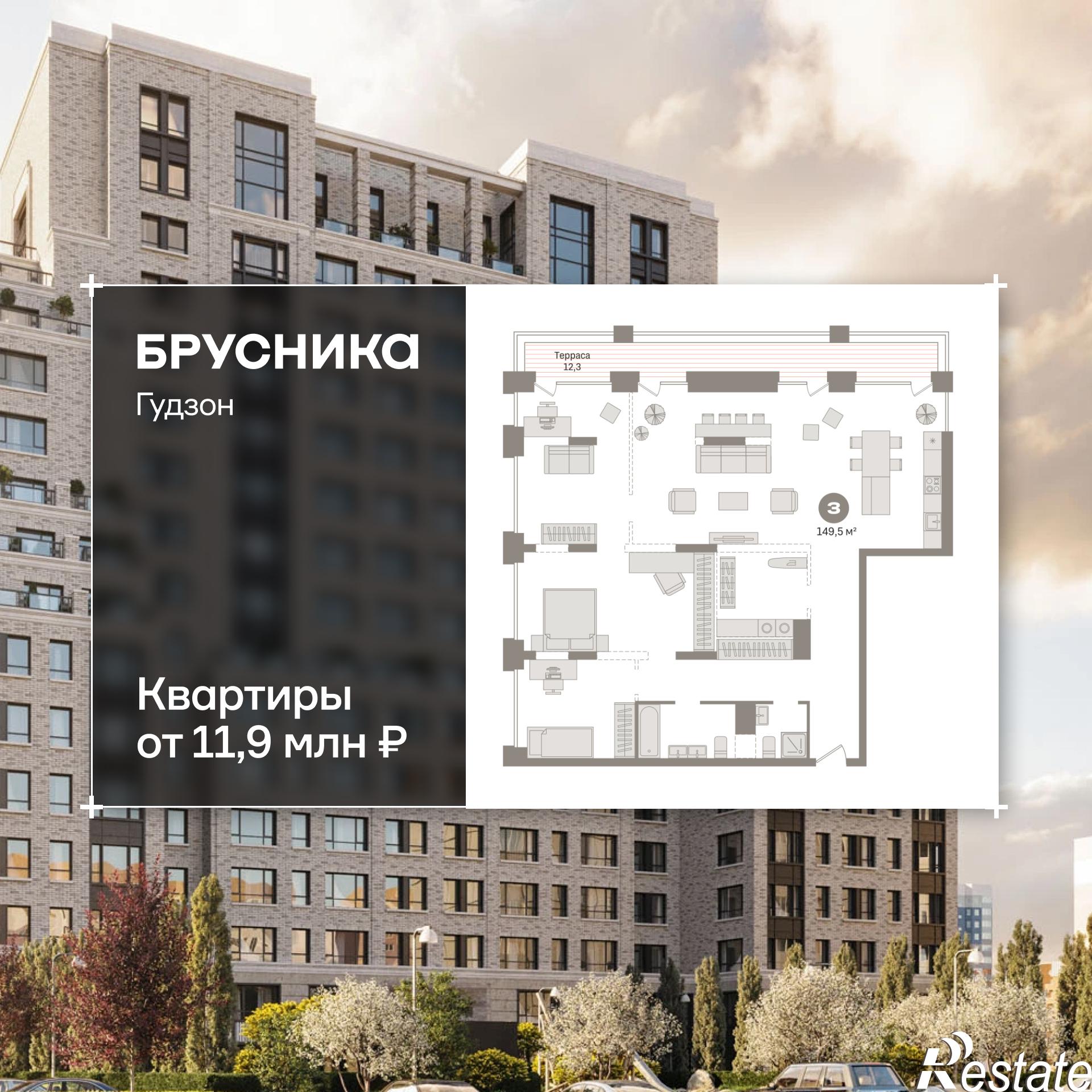 Купить квартиру за 22 400 000 рублей на Пролетарский проспект, с9