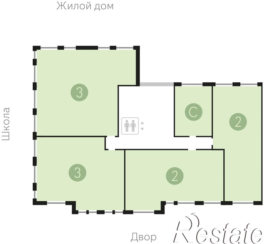 Купить квартиру за 22 400 000 рублей на Пролетарский проспект, с9