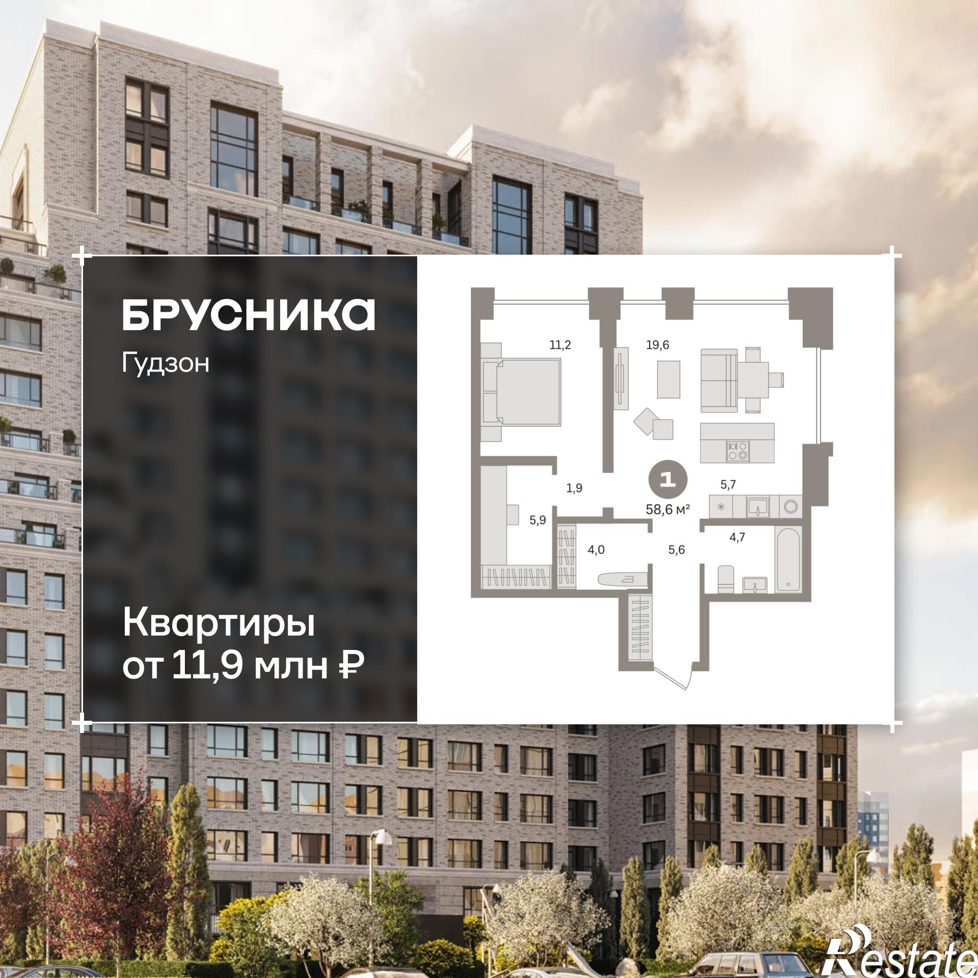 Купить квартиру за 11 930 000 рублей на Пролетарский проспект, с9
