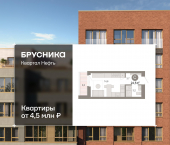 1-комн, 24.47 кв м, этаж 6/7 Набережный проспект, 1