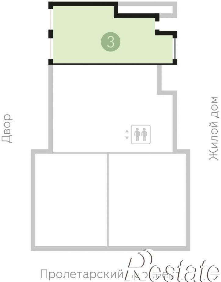 3-комн квартира в новом доме Пролетарский проспект, с9