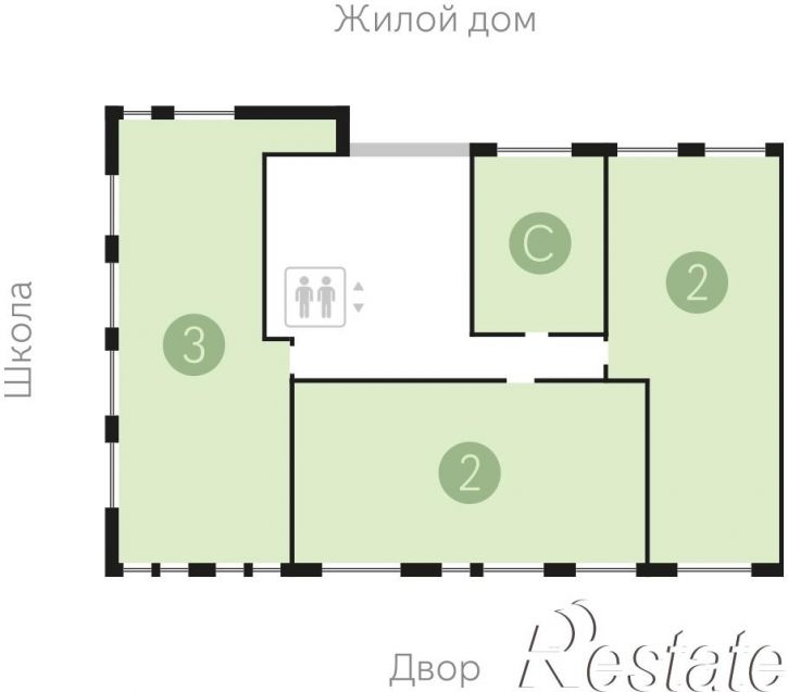 3-комн квартира в новом доме Пролетарский проспект, с9