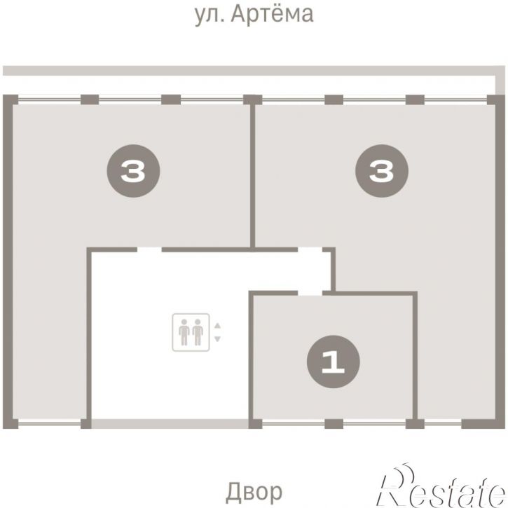 2-комн квартира в новом доме Набережный проспект, 1