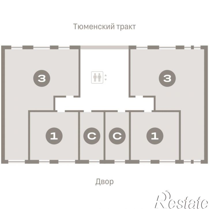 3-комн квартира в новом доме улица Игоря Киртбая, 7