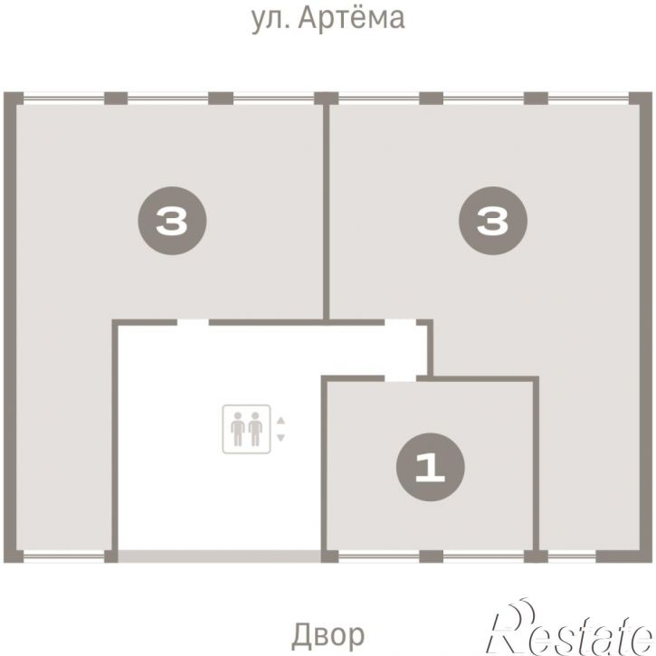3-комн квартира в новом доме Набережный проспект, 1