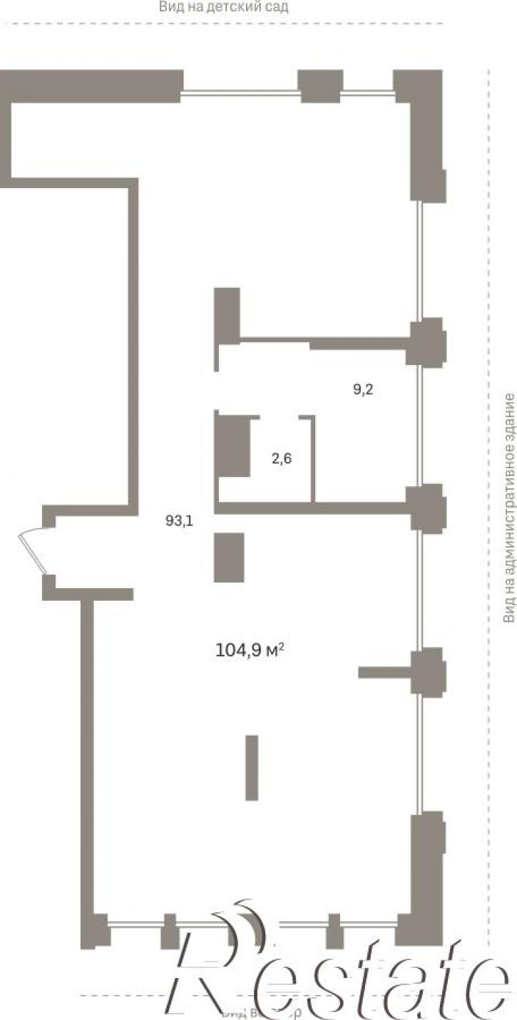 3-комн квартира в новом доме Пролетарский проспект, с9