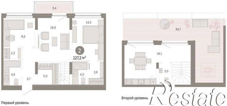 3-комн квартира в новом доме Набережный проспект, 1