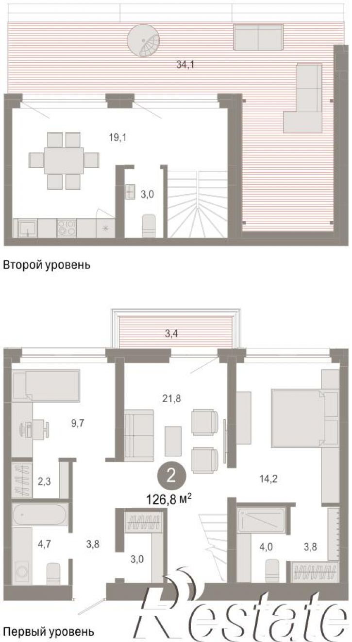 3-комн квартира в новом доме Набережный проспект, 1